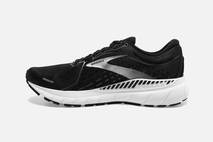 Brooks Adrenaline Gts 21 Road Loopschoenen Heren - Zwart/Wit - 283409KEJ